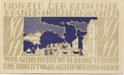 Brande-Hörnerkirchen - Gemeinde - - 31.12.1921 - 80 Pfennig