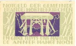 Brande-Hörnerkirchen - Gemeinde - - 31.12.1922 - 30 Pfennig