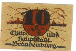 Brandenburg - Stadt - - 31.12.1921 - 10 Pfennig