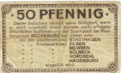 Bückeburg - Sparkasse - 1.7.1917 - 50 Pfennig