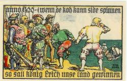 Burg (heute: Fehmarn) - Stadt - -- - 75 Pfennig