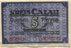 Calau - Kreis - April 1918 - 31.12.1919 - 5 Pfennig 