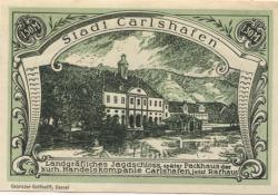 Carlshafen (heute: Bad Karlshafen) - Stadt-Sparkasse* - -- - 1.50 Mark