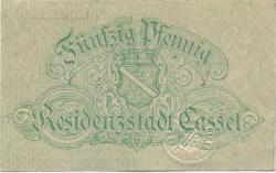 Cassel (heute: Kassel) - Stadt - -- - 50 Pfennig