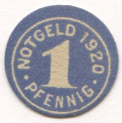 Cassel (heute: Kassel) - Stadt - 1920 - 1 Pfennig