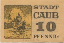 Caub (heute: Kaub) - Stadt - -- - 10 Pfennig