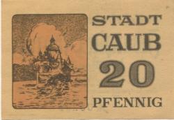 Caub (heute: Kaub) - Stadt - -- - 20 Pfennig