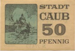 Caub (heute: Kaub) - Stadt - -- - 50 Pfennig