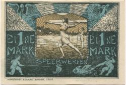 Celle - Sportverein Eintracht von 1919 und SV von 1910 eV - 1.12.1921 - 1 Mark