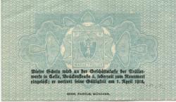 Celle - Trüller, Harry, Zwieback-, Waffel- und Keksfabriken, Brückenstr. 5 - - 1.4.1918 - 50 Pfennig