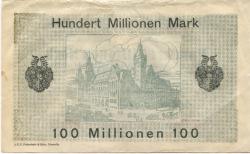 Chemnitz - Stadt - 26.9.1923 - 100 Millionen Mark