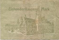 Chemnitz - Stadt - 10.8.1923 - 100000 Mark 