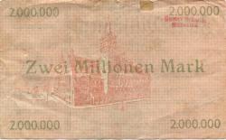 Chemnitz - Stadt - 10.8.1923 - 2 Millionen Mark