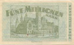Chemnitz - Stadt - 24.8.1923 - 5 Millionen Mark