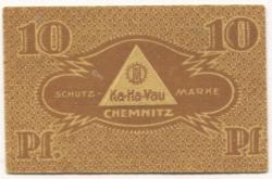 Chemnitz - Kolonialwaren-Handels-Verein für Kaufleute eGmbH - - 31.12.1921 - 10 Pfennig