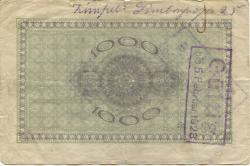 Chemnitz - Pöge Elektricitäts-AG, Dorfstr. 52 - 11.9.1922 - 5.2.1923 -1000 Mark