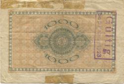 Chemnitz - Pöge Elektricitäts-AG, Dorfstr. 52 - 26.10.1922 - 5.2.1923 - 1000 Mark