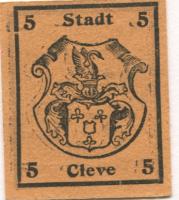 Cleve (heute: Kleve) - Stadt - 25.12.1920 - 5 Pfennig