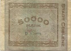 Coblenz (heute: Koblenz) - Stadt - 1.7.1923 - 50000 Mark