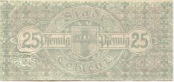 Coblenz (heute: Koblenz) - Stadt - 1.3.1920 - 25 Pfennig