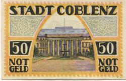 Coblenz (heute: Koblenz) - Stadt - 1.5.1921 - 50 Pfennig