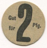 Coblenz (heute: Koblenz) - Tietz AG - -- 2 Pfennig