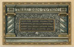 Coblenz-Neuendorf (heute: Koblenz) - Denkmalsausschuss - 1.10.1921 - 50 Pfennig