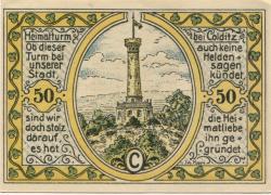 Colditz - Stadt - 1.9.1921 - 50 Pfennig