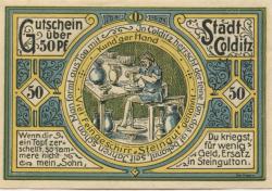Colditz - Stadt - 1.9.1921 - 50 Pfennig