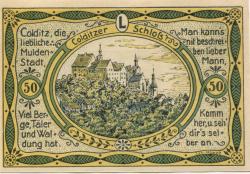Colditz - Stadt - 1.9.1921 - 50 Pfennig