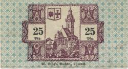 Corbach (heute: Korbach) - Stadt - 15.12.1920 - 25 Pfennig