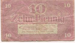 Cottbus - Stadt - 31.12.1921 - 10 Pfennig