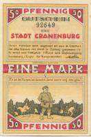 Cranenburg (heute: Kranenburg) - Stadt - 1.7.1921 - 1 Mark