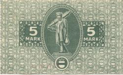 Crefeld (heute: Krefeld) - Stadt - 21.10.1918 - 5 Mark