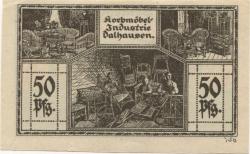 Dalhausen (heute: Bewerungen) - Gemeinde - 5.11.1921 -1.3.1922 - 50 Pfennig 