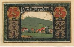 Darlingerode - Gemeinde - 1.9.1921 - 1.1.1923 - 25 Pfennig 