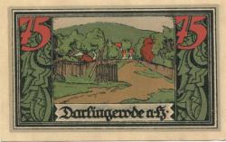 Darlingerode - Gemeinde - 1.9.1921 - 1.1.1923 - 75 Pfennig 
