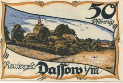 Dassow - Gemeinde - - 31.5.1922 - 50 Pfennig 