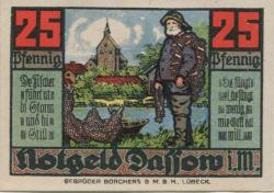 Dassow - Gemeinde - - 1.7.1922 - 25 Pfennig 