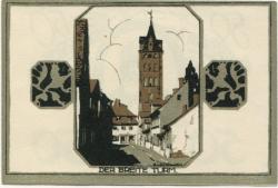 Delitzsch - Stadt - - 20.8.1921 - 50 Pfennig 