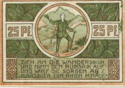 Dermbach - Gemeinde - 1.1.1921 - 25 Pfennig