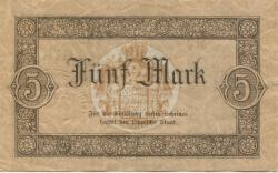 Detmold - Fürstlich Lippische Regierung - 13.11.1918 - 1.2.1919 - 5 Mark