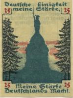 Detmold - Stadt - August 1920 - 25 Pfennig