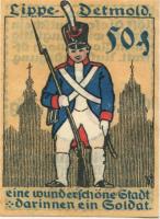 Detmold - Stadt - August 1920 - 50 Pfennig