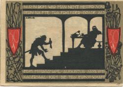 Detmold - Stadt - August 1920 - 50 Pfennig