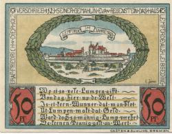 Diepholz - Kreis - 15.8.1921 - 50 Pfennig