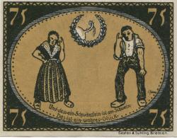 Diepholz - Kreis - 15.9.1921 - 75 Pfennig