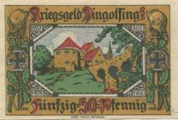 Dingolfing - Stadt - 1918 - 50 Pfennig