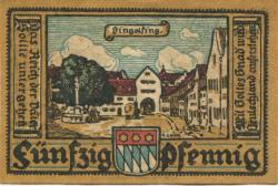 Dingolfing - Stadt - 1.10.1920 - 50 Pfennig