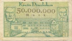 Dinslaken - Kreis - 18.8.1923 - 50 Millionen Mark